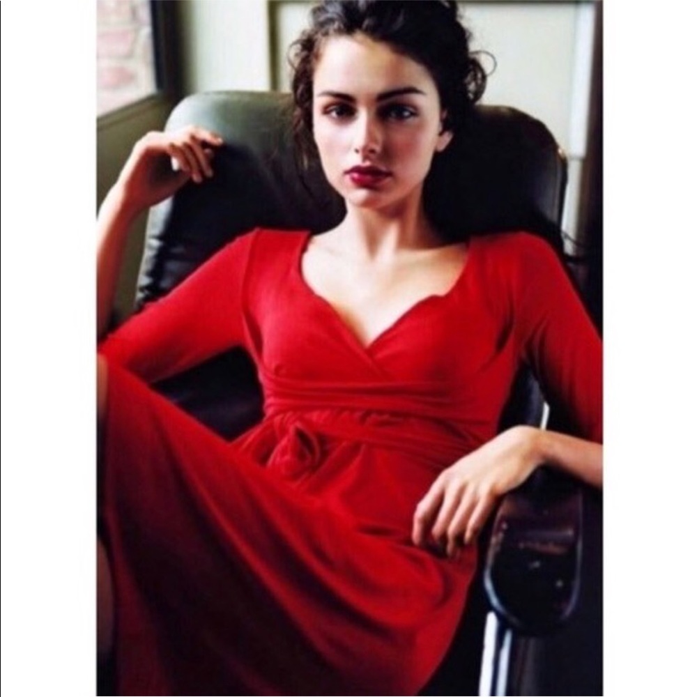 Anthropologie Ric Rac Woman’s Red Dress Size Sold - Picture 5 of 5